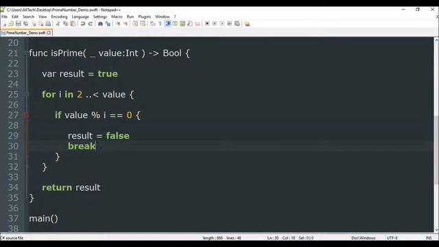 is prime number in swift 3 смотреть онлайн