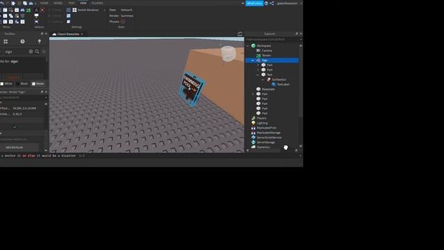 How to script a block and turn it to a water! [Roblox studio] смотреть онлайн