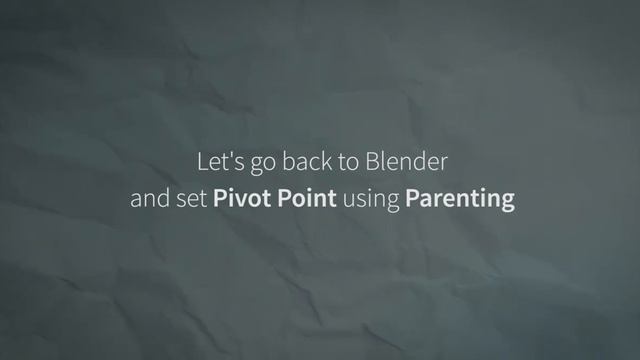 Export from Blender to Unity3d #1: Pivot Point (Origin) смотреть онлайн