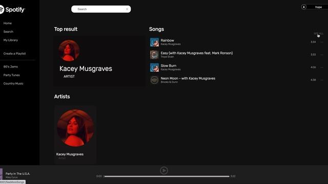 Spotify Music Player Copycat in React Redux смотреть онлайн