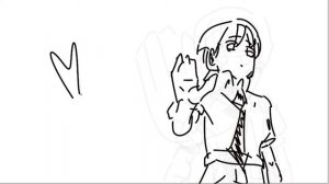 me trying out mac version of roughanimator