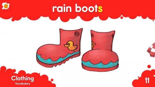 Clothing Vocabulary Chant for Kids by ELF Learning