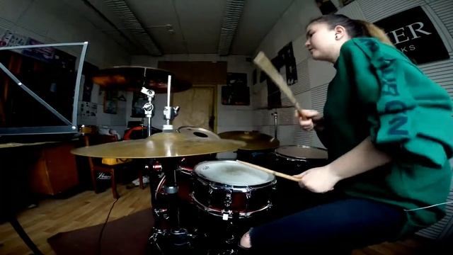 Louna - Полюса (Drum Cover By Olga Zinchenko)