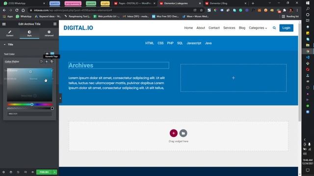 Category Template: How to create custom category design on WordPress using Elementor Pro смотреть онлайн