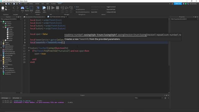 How to Make SLIDING DOORS in ROBLOX STUDIO смотреть онлайн
