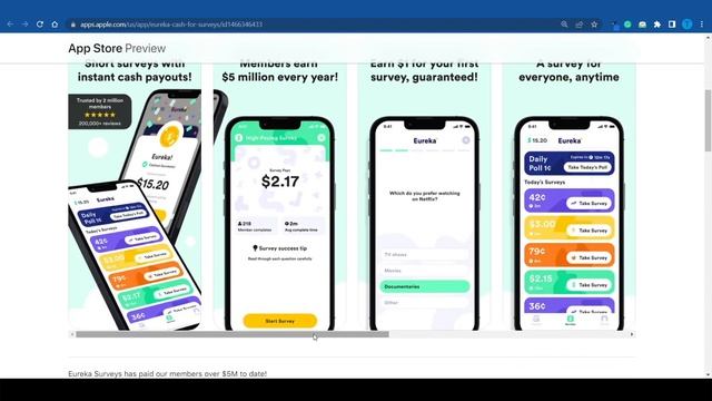 Make Money Answering Questions With Eureka Surveys Mobile App смотреть онлайн