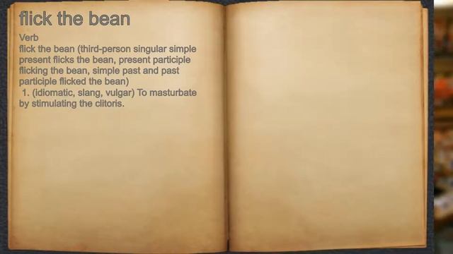 What does flick the bean mean? смотреть онлайн