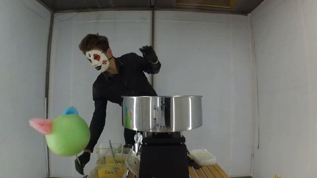 Демонстрация аппарата для приготовления фигурной сахарной ваты ГСВ DarkHorse от Voffkamind'a