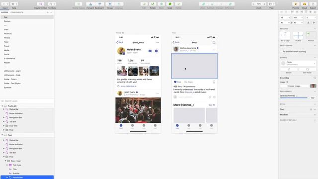 Customize Layouts - Fragments iOS Wireframe Kit 3.0 смотреть онлайн