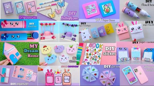 21 EASY CRAFT IDEAS || School Craft Idea || DIY Origami Craft || School Hacks / Paper Mini Gift Idea