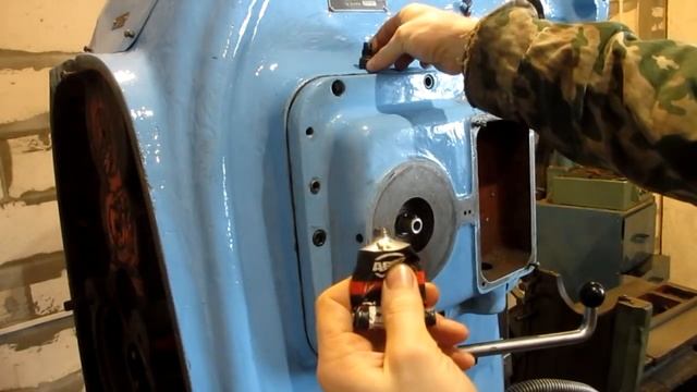 6м12п - установка переключателя скоростей \ коробка скоростей