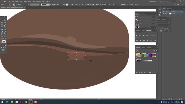 Coffee Beans tutorial in Adobe illustrator 2020 смотреть онлайн