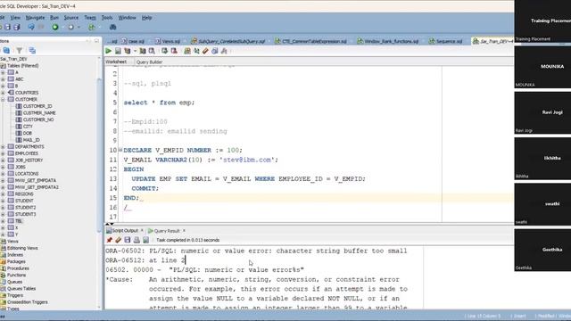 PLSQL coding implementation in real time project| plsql basics смотреть онлайн