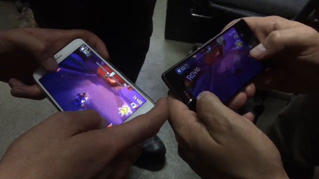 iPhone 6Plus и Sony Experia Z3, вылет игры Angry birds GO смотреть онлайн