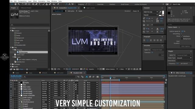 Sand King V2 - Premium Audio Visualizer Template for Bands (After Effects Project) смотреть онлайн