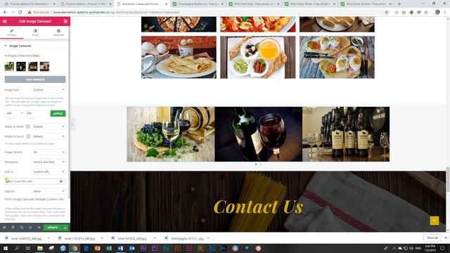 Image Carousel Multiple Custom URLs | Piotnet Addons for Elementor (PAFE) смотреть онлайн