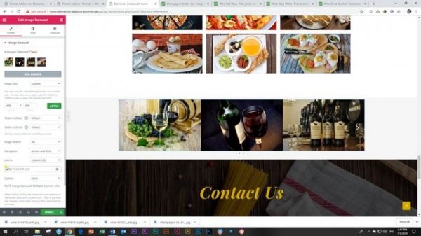 Image Carousel Multiple Custom URLs | Piotnet Addons for Elementor (PAFE)