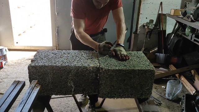 Кладка арболитовых блоков на обычную пену. Я прифигел... Тест на разрыв смотреть онлайн