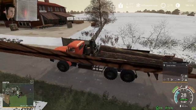 Farming Simulator 19 Совхоз Nowa Bruzda - Один зимний день #13 смотреть онлайн