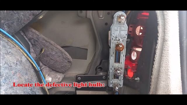W203 Wagon (facelift) Malfunction Tail lamp right Back up lamp смотреть онлайн