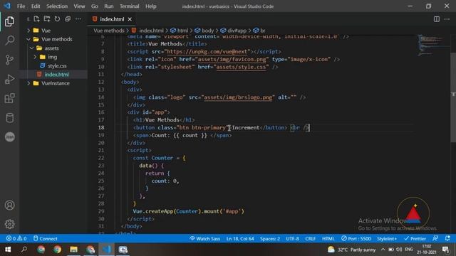Vue Methods | Vue JS Series | Build Rise Shine with Nyros (BRS) смотреть онлайн