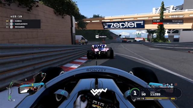 F1 2019 КАРЬЕРА - НАВЕРСТЫВАЮ ПОСЛЕ ШТРАФА #90 смотреть онлайн