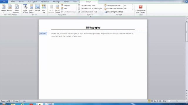 How to Remove Header and Footer on First Page of Microsoft Word смотреть онлайн