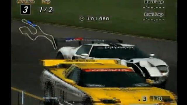 [ps2] Gran Turismo 4: Ford GT LM Race Car Spec II '04, Infineon Raceway (Single Race) смотреть онлайн