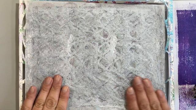 How To Create Exciting Gelli Prints With Stencils смотреть онлайн