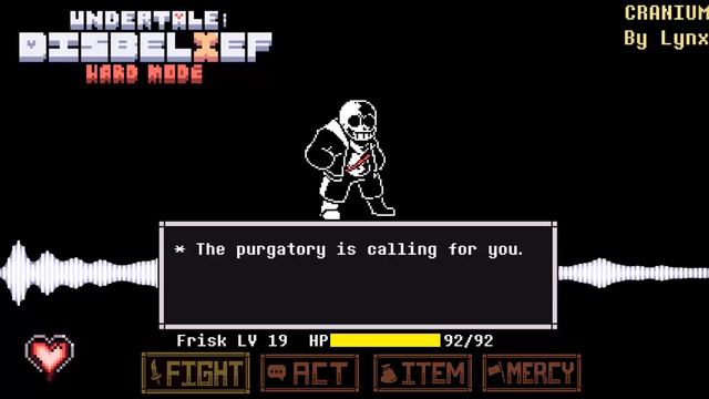 Undertale: Disbelief HARD MODE - Full Ost (?)