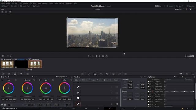 How to Place 3D Text Behind Moving Objects - DaVinci Resolve 16 Tutorial смотреть онлайн