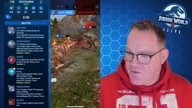 THIS SHOULD BE ILLEGAL! | Ceratosaurus in Fallen Kingdom Arena | Jurassic World Alive 2.23 смотреть онлайн