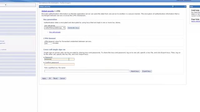 WebSphere 8 5 5 Importing LTPA keys смотреть онлайн