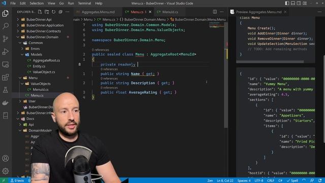 Domain Layer Structure & Skeleton | Clean Architecture & DDD From Scratch Tutorial | Part 13 смотреть онлайн