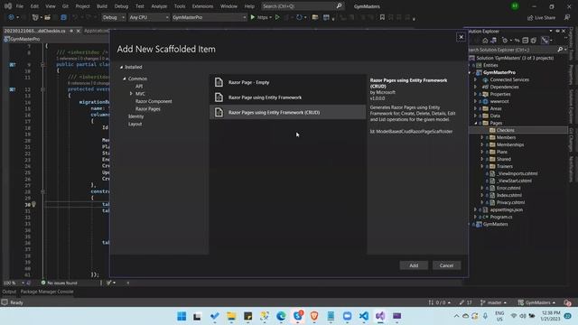 DotNet 7 | BUILD A COMPLETE Gym management System | part 3 смотреть онлайн