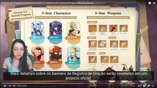 ACORDEI!! REACT LIVE 4.5 de Genshin Impact ✨ смотреть онлайн