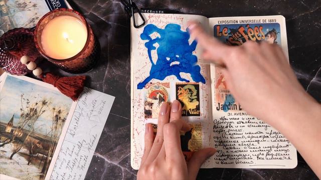 Как я веду Личный Дневник АСМР // Украшение Дневника // Journal With Me ASMR