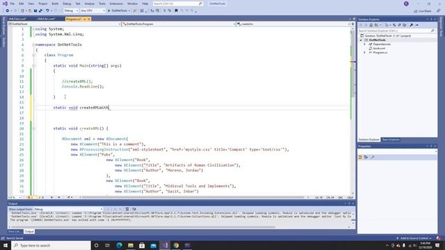 Create XML using XDocument on C# смотреть онлайн