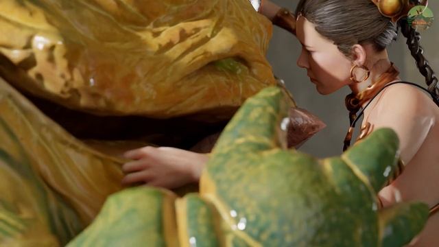Princess Leia Organa getting licked by Jabba the Hutt смотреть онлайн