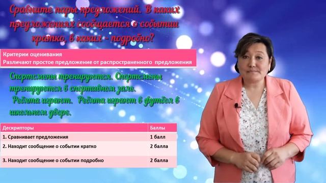 Омарова Анара Наурызбаевна - 5 класс. Тема урока: Спорт в нашей жизни смотреть онлайн