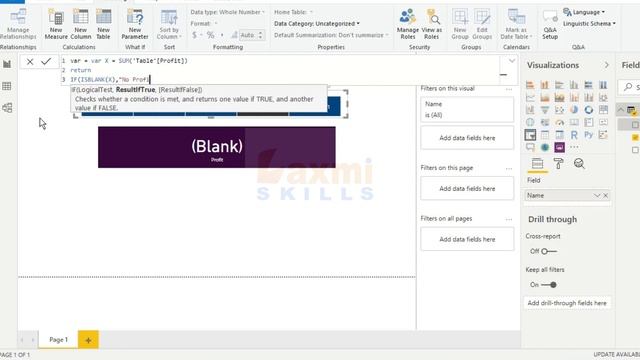 DAX measure IF a value is not blank - Microsoft Power BI смотреть онлайн