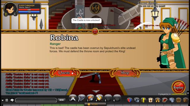 AQW = Tutorial & Prologue FULL Tutorial смотреть онлайн