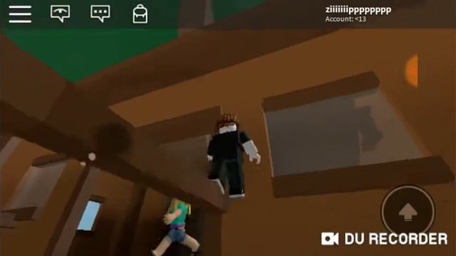 Убегаю от Джеффа убийцы! Играю в роблокс смотреть онлайн