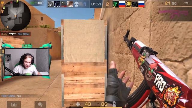 СЫГРАЛ КАТКУ С ПРИЦЕЛОМ КИБЕРСПОРТСМЕНА В STANDOFF 2! смотреть онлайн