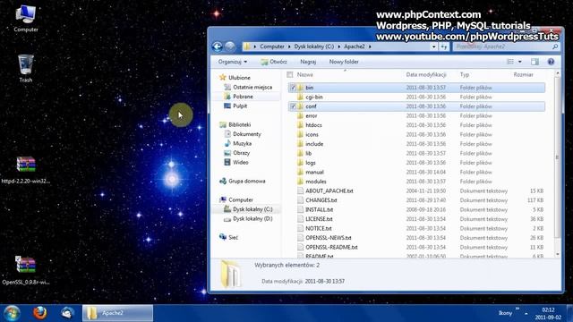 Apache 2.2 on Windows step-by-step install tutorial (With PHP 5.3) смотреть онлайн