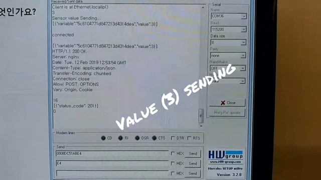 M5Stack LAN module Example (Connect with Ubidots) смотреть онлайн