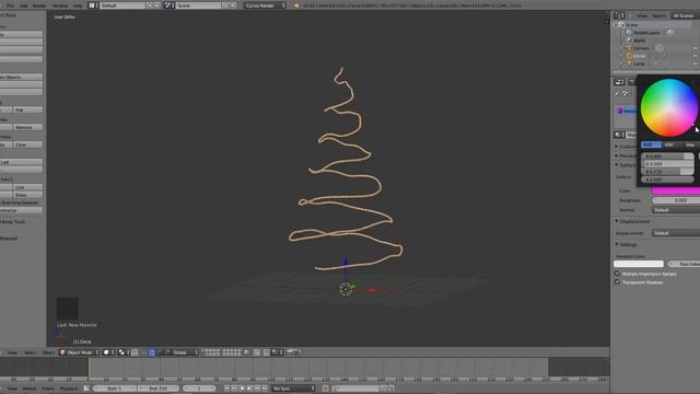 How to Create a Christmas Tree in Blender - Part 3 смотреть онлайн