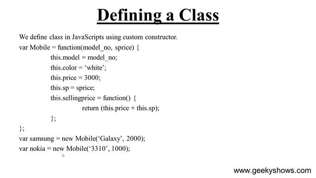 Constructor as a Class in JavaScript (Hindi) смотреть онлайн