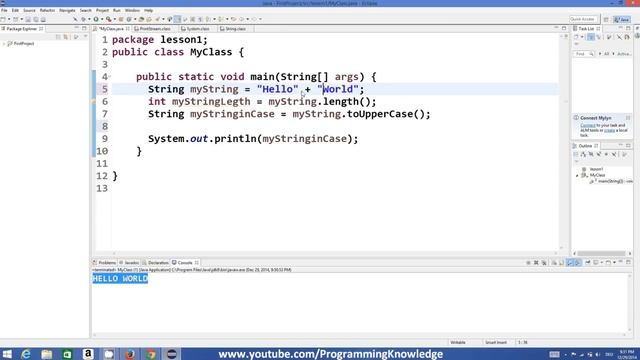Java Tutorials for Begginers -19 Introduction of String in java смотреть онлайн