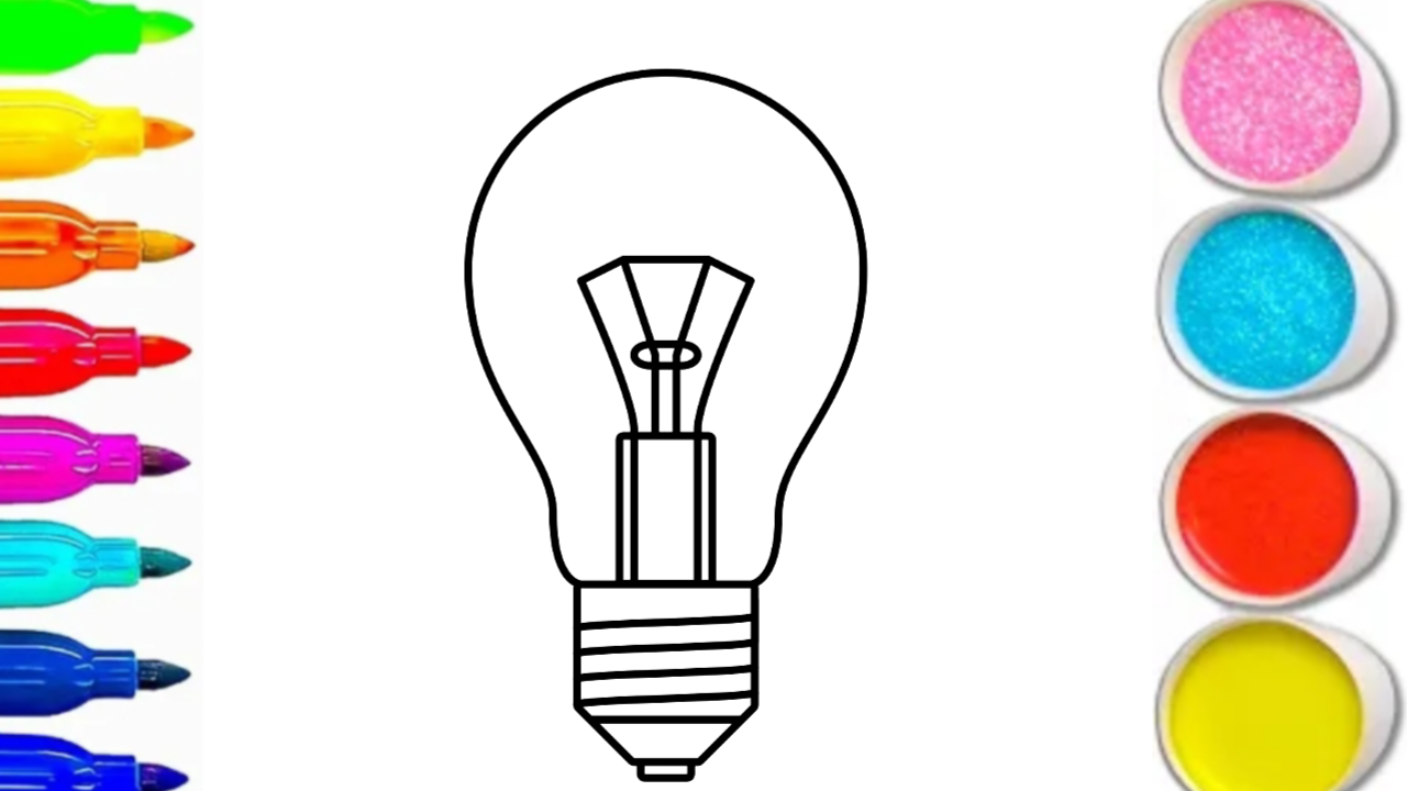 КАК НАРИСОВАТЬ ЛАМПОЧКУ смотреть онлайн